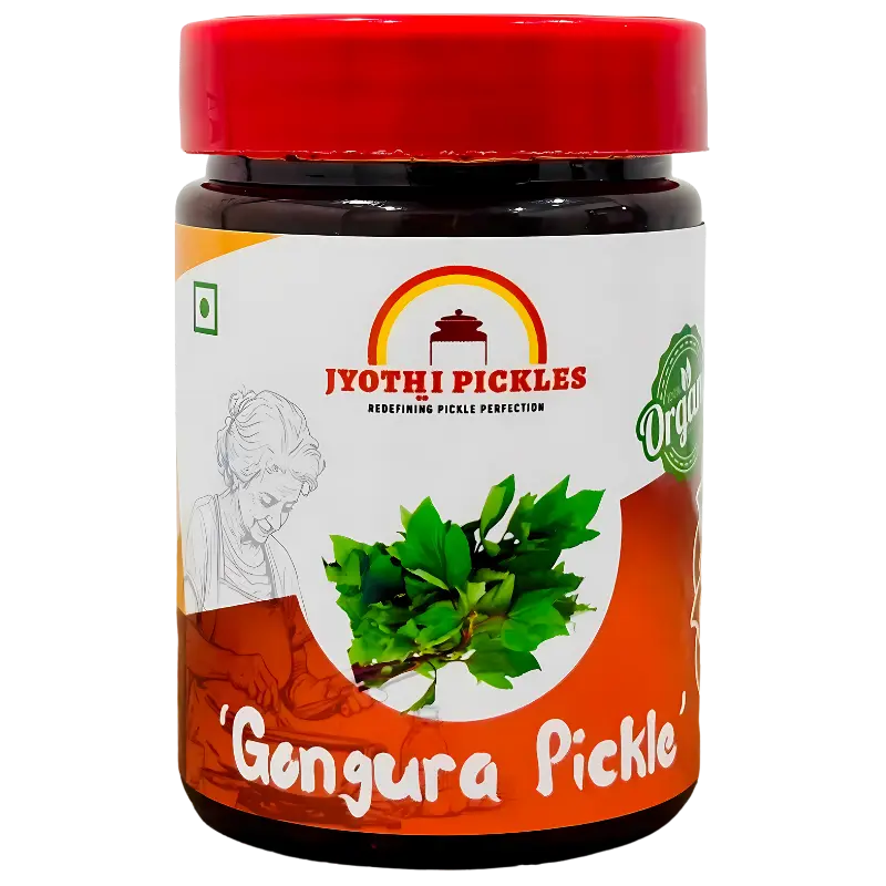 [00101] Gongura Pickle (250g, Jar pack, With Garlic)