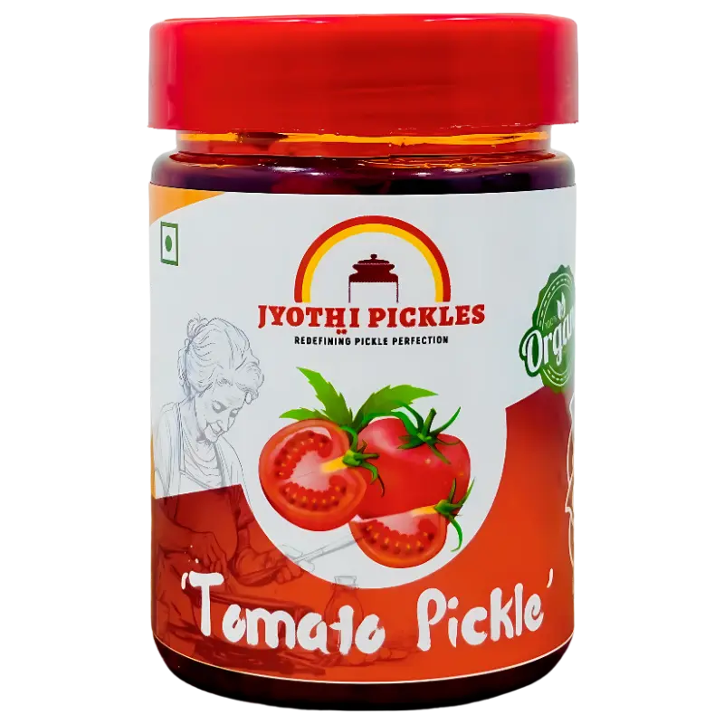 [00201] Tomato Pickle (250g, Jar pack, With Garlic)
