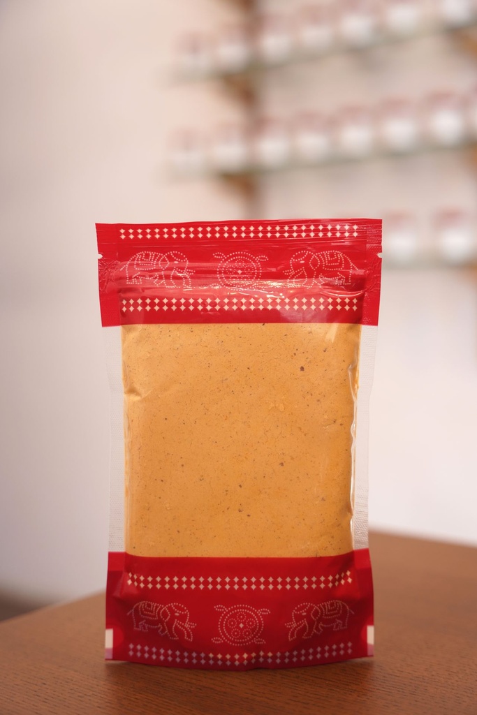 ﻿Putnala Karam Podi (Roasted chana dal Spicy Powder)﻿